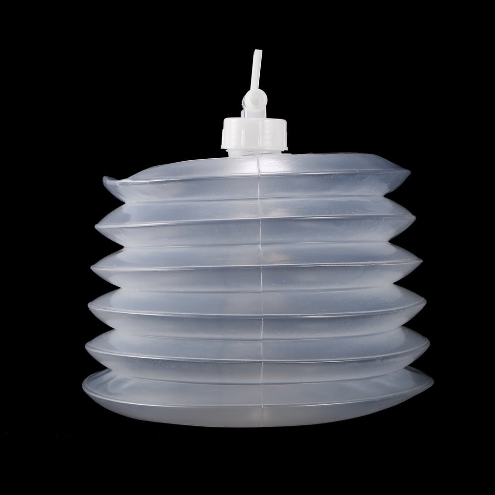 Duurzame, ruimtebesparende, draagbare, opvouwbare drinkwateremmer 10l -plastic, intrekbare, transparante opvouwbare emmer voor buiten