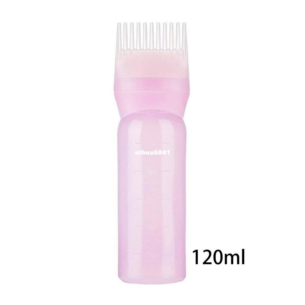 120ml Pro Salon Hair Care Cleaning Empty Bottles Shampoo Applicator Dispenser Dry Washing Pot Styling Tools Applicator Bottles