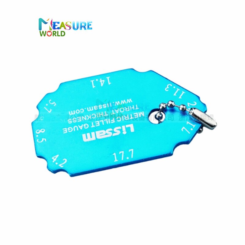 2 Pcs Set Weld Seam Test Ulnar Inspection Ruler Welding Tools Stainless Steel Welding Gauge Key Pocket Gage