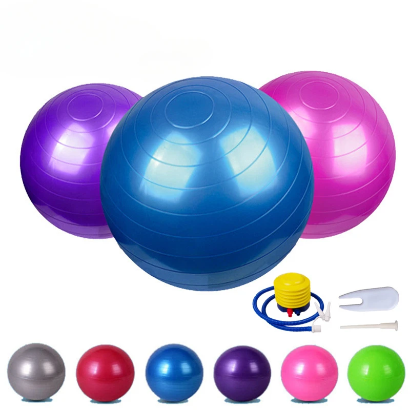 Sport Yoga Bälle Balance Pilates Fitness Ball mit Pumpe Anti-Burst & Anti-Rutsch-Fitness studio Training Bodybuilding Massage