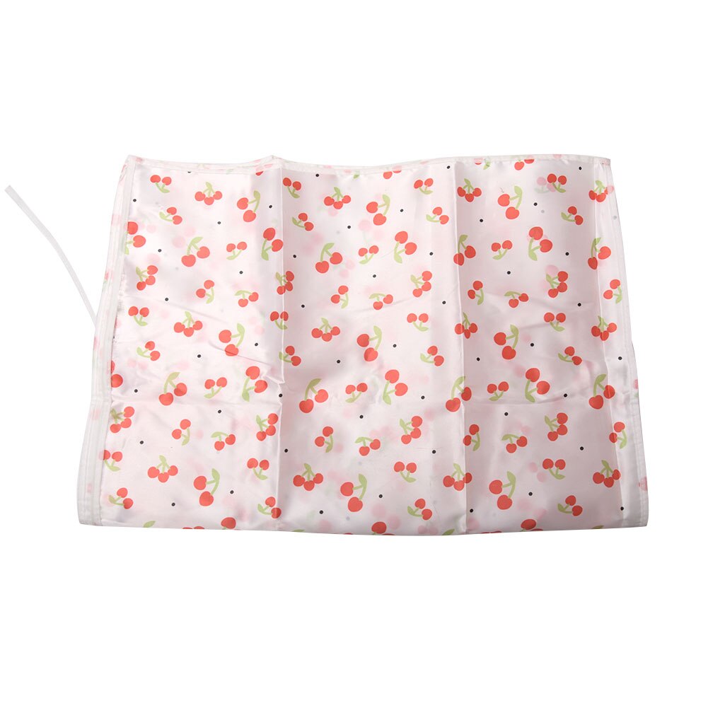 Washing Machine Cover Waterproof Front Loading Zipper Case Floral Printed Easy To Clean Home Dust Proof Accessory Decoration