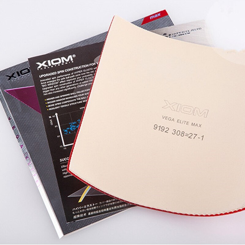 Xiom Vega Elite Table Tennis Rubber Super Balance For All Levels Of Players