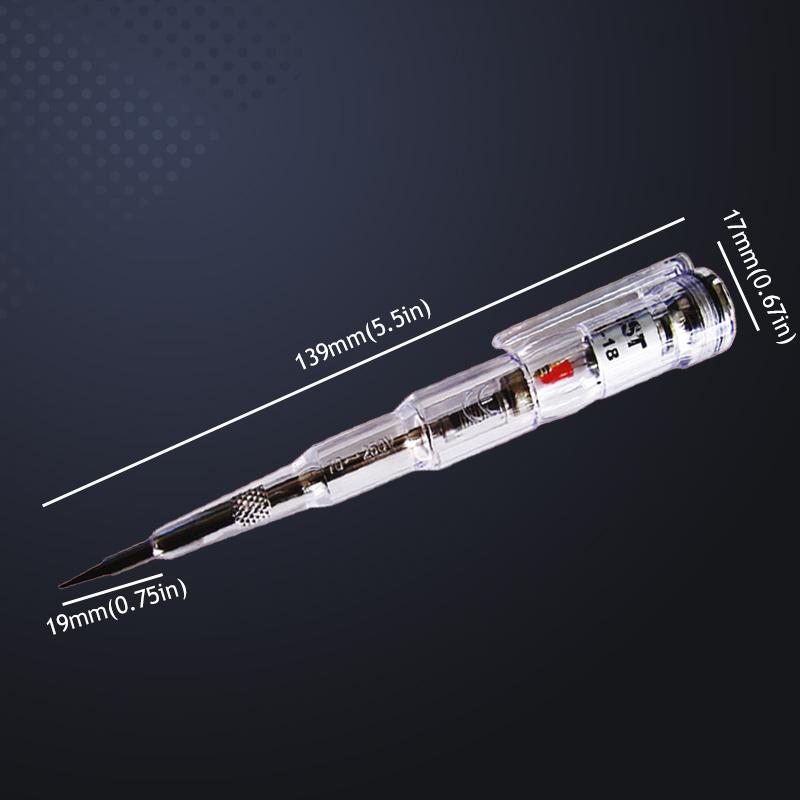 Multi-function Electrical Tester Pen 70-250V Waterproof High Sensitivity Test Pen Led Induction Responsive Electrical Tester Pen: Default Title