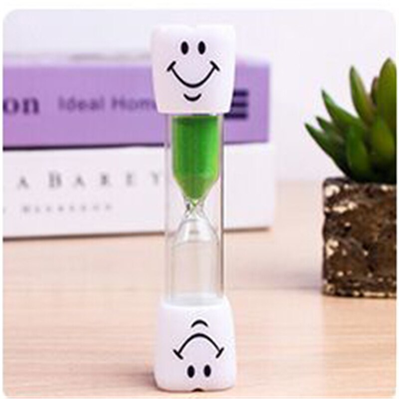 Children Kids Sandglass Toys Tooth Brushing Timer 3 Minutes Smiling Face Sandglass Hourglass Timer Toy Chronograph reminder toys