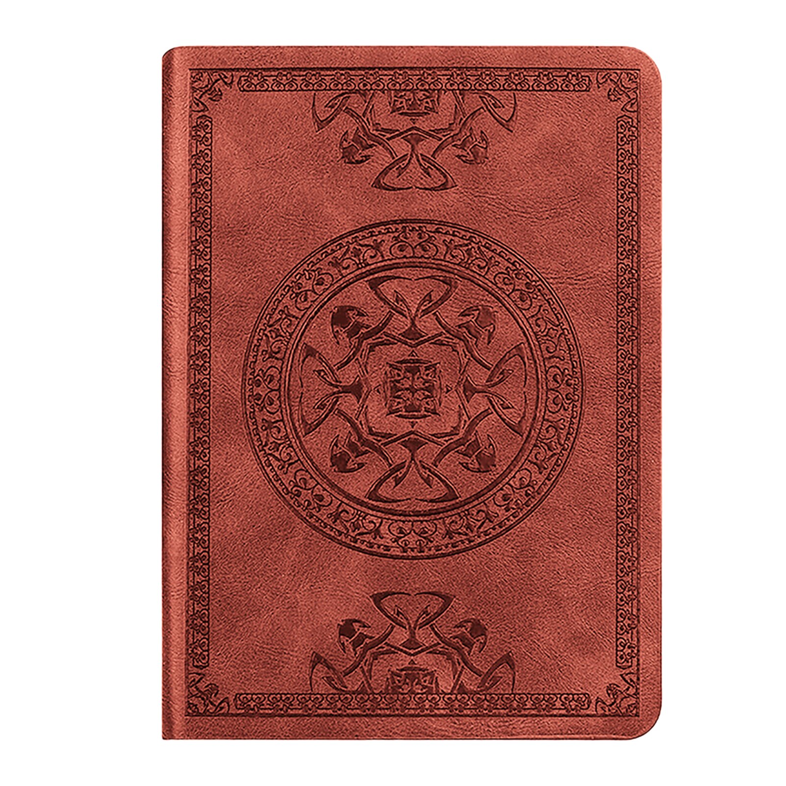 Kids DIY Diary School Office Small Notebook Stationery Home Soft Planner Retro Desk Artificial Leather Mini Portable: Auburn