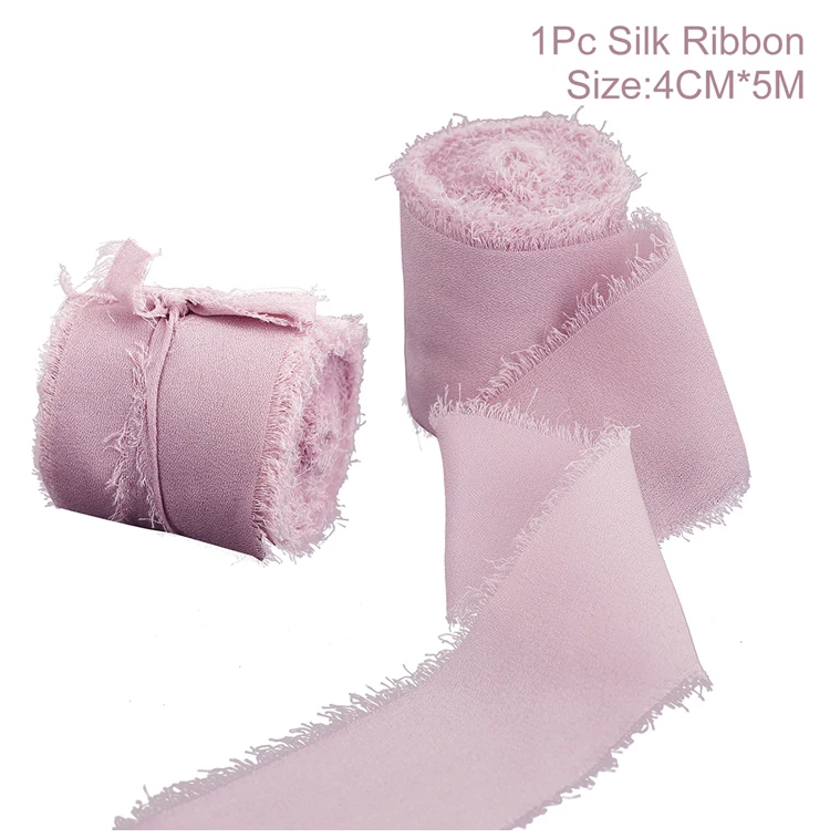 DIY randen chiffon zijdeachtige linten bruiloft uitnodiging boeket stof 4cmx5m kerstversiering cadeauverpakking: Black Nickel