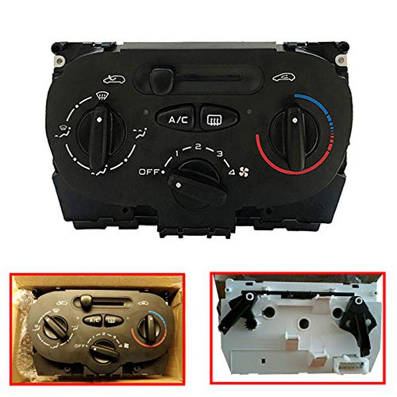 Air AC Heater Panel Climate Control Switch for Peugeot 206 207 307 C2 Citroen Picasso 9624675377 X666633H