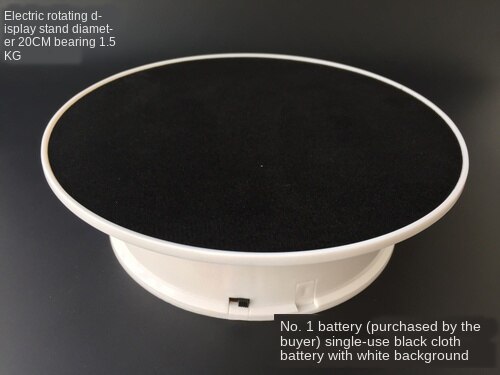 Photography Turntable Live Video Filming Rotating Power-driven Rotation Display Stand Product Rotating Disc Adjustable Speed: 5