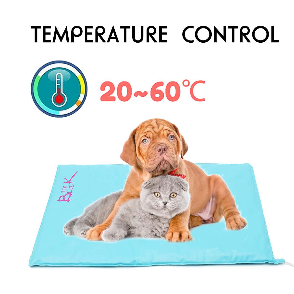 30W/35W 10 poziomów placki kot elektryczny termofor żelowy regulacja temperatury łóżko dla zwierząt koc szczeniak królik podgrzewacz mata jesień zima poduszki