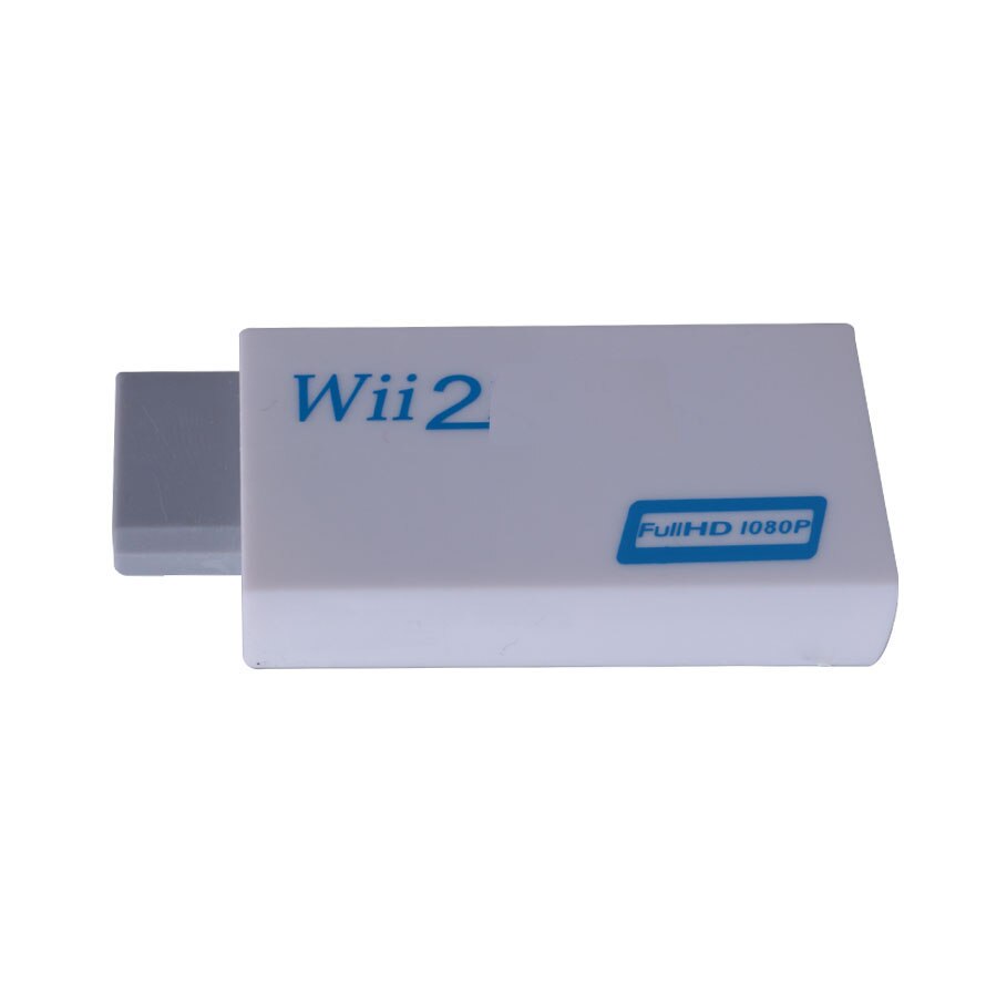 Full Hd 1080P Wii-Compatibel Converter Adapter Wii2HDMI-compatible Converter 3.5Mm Audio Voor Pc Hdtv Monitor display