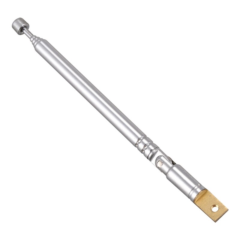 Replacement 25.4cm 10" 5 Sections Telescopic Antenna Aerial for Radio TV