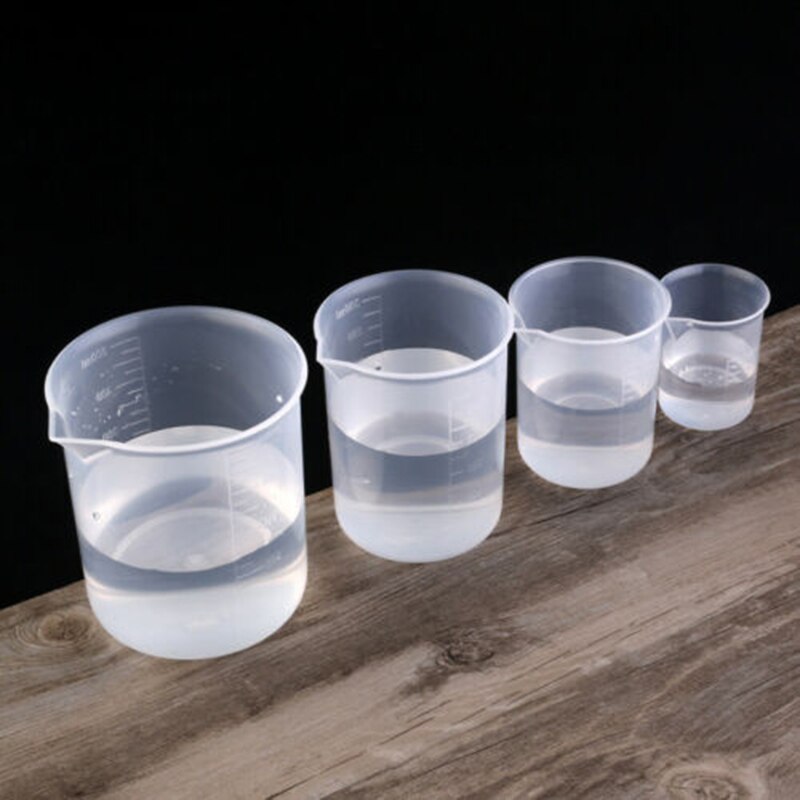 Tasse de plastique transparente graduée 3L