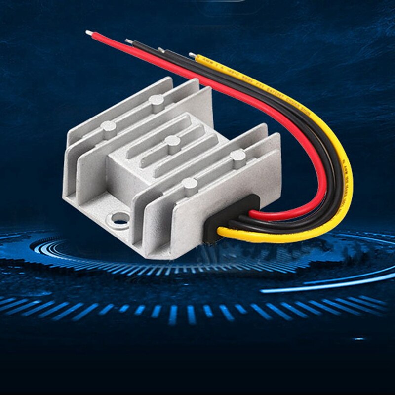 24V To 12V 10A Stabilizer DC Conversion Module DC Transformer DC Converter Step Up Down Module &amp; Ethernet Cable, 20M