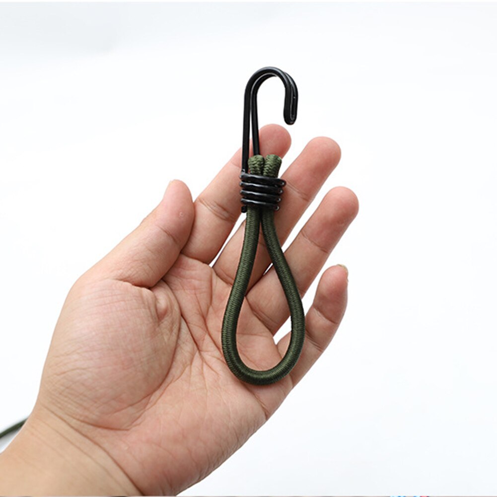 1pc elastische bungee-seile für outdoor-zelte, camping-pavillons, gepäck-stretch-schnallen, bodennägel, befestigungsgurte, wandergepäck-zeltzubehör