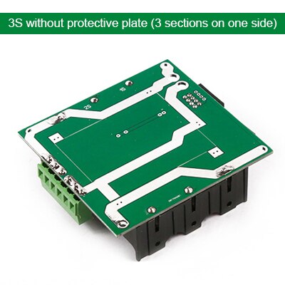 Diy 12V 3S Power Muur Batterij Houder 18650 Batterij Spoelen Bescherming Bms 18650 Batterij Box Kan Worden gestapelde: 3S without BMS