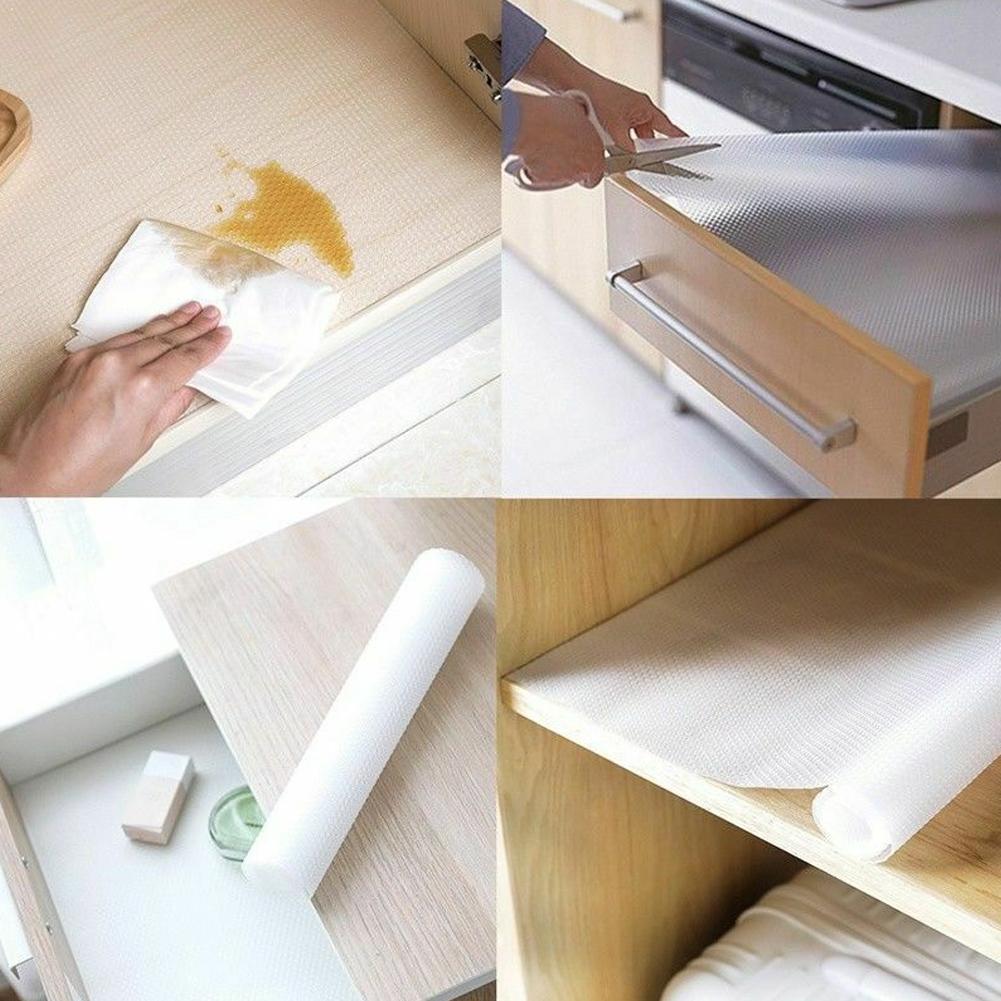 Herbruikbare transparante lademat kastmat waterdicht wasbaar 7 voering plank stofdicht lade vochtwerend papier  r0