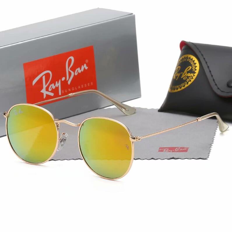 Rayban-frete grátis 2020 novas chegadas para homens mulher caminhadas eyewear marca de alta qualidade sunglasse outdoor glasse rb3447: NO3447-5