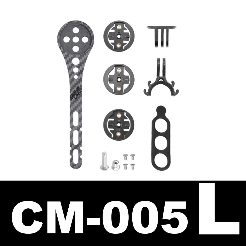 OG-EVKIN CM-005 Kohlenstoff Fiber Computer Montieren für Garmi/Bryton/Wahoo/Kamera/Licht Fahrrad Zubehör Fahrrad Lenker halterung: CM-005-L