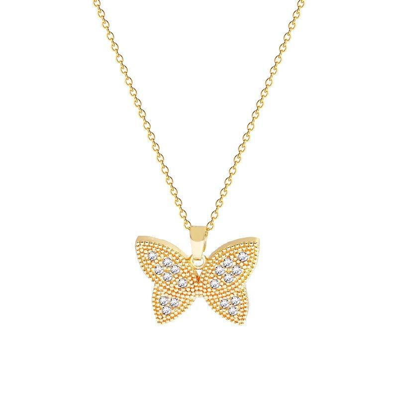 AAA cubo Zirconia pietre collana con ciondolo a bocca in ottone placcato oro girocollo donna rosa-oro labbro CZ gioielli fatti a mano presenti: Argento placcato