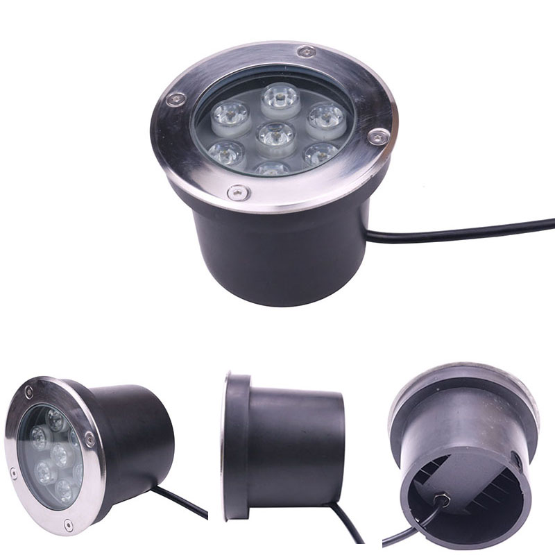 12V 24V Outdoor LED Lighting IP68 Waterproof Inground Landscape Light Lamp 1W 3W 7W 9W 15W