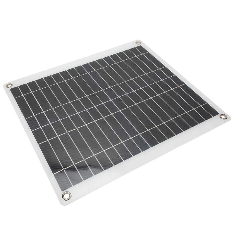 25W Portable Flexible Polycrystalline Solar Panels Charging Board Solar System DIY For Battery Cell Phone Chargers Portable