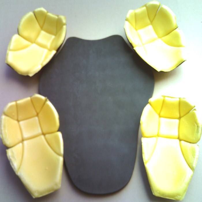 Motorcycle protective gear racing clothes Built-in / riding Anti-fall / off-road protective gear 5 pieces built-in protection