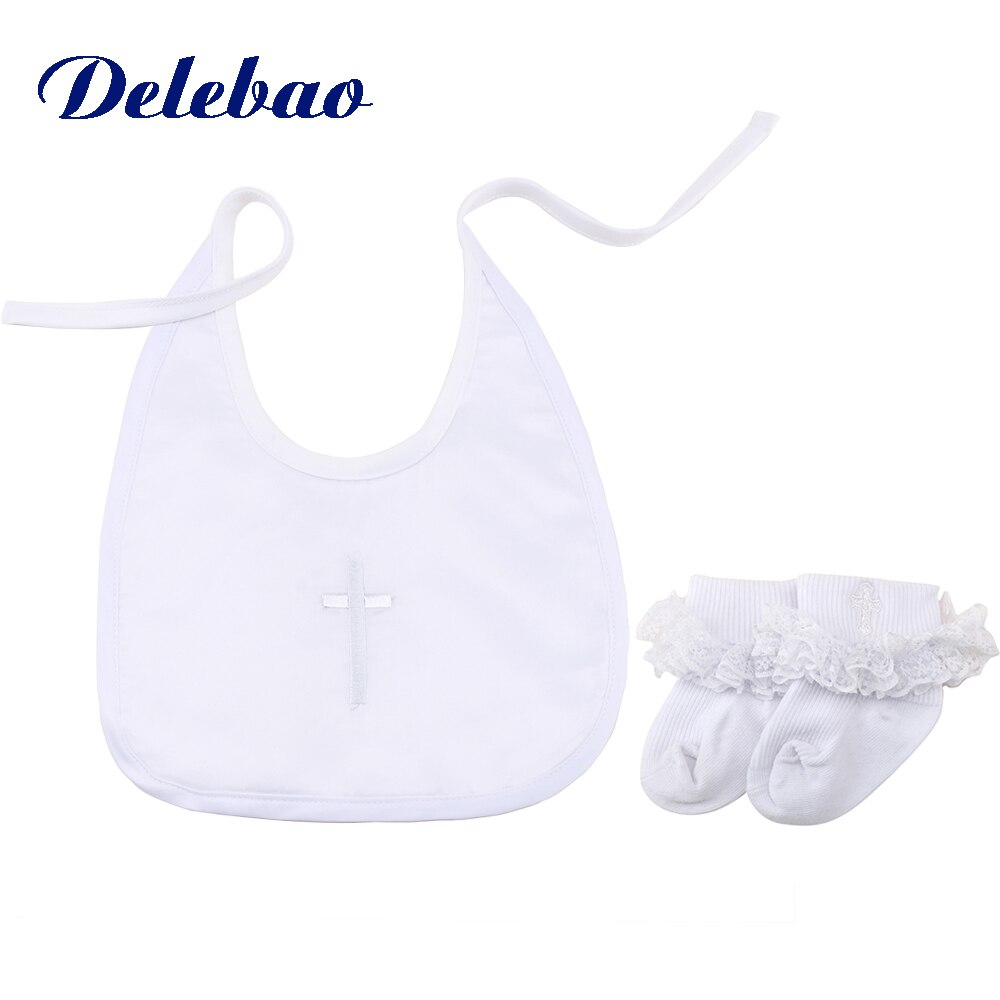 Delebao baby doop slabbetjes unieke zuiver witte mincrofiber boerendoeken voor 0-2 jaar