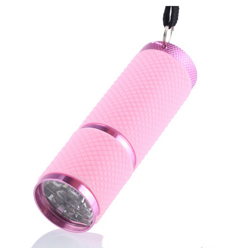 Secador de uñas de Gel UV , 1 Uds., lámpara portátil Mini LED para manicura de uñas en Gel, herramienta de secado rápido 9 LED