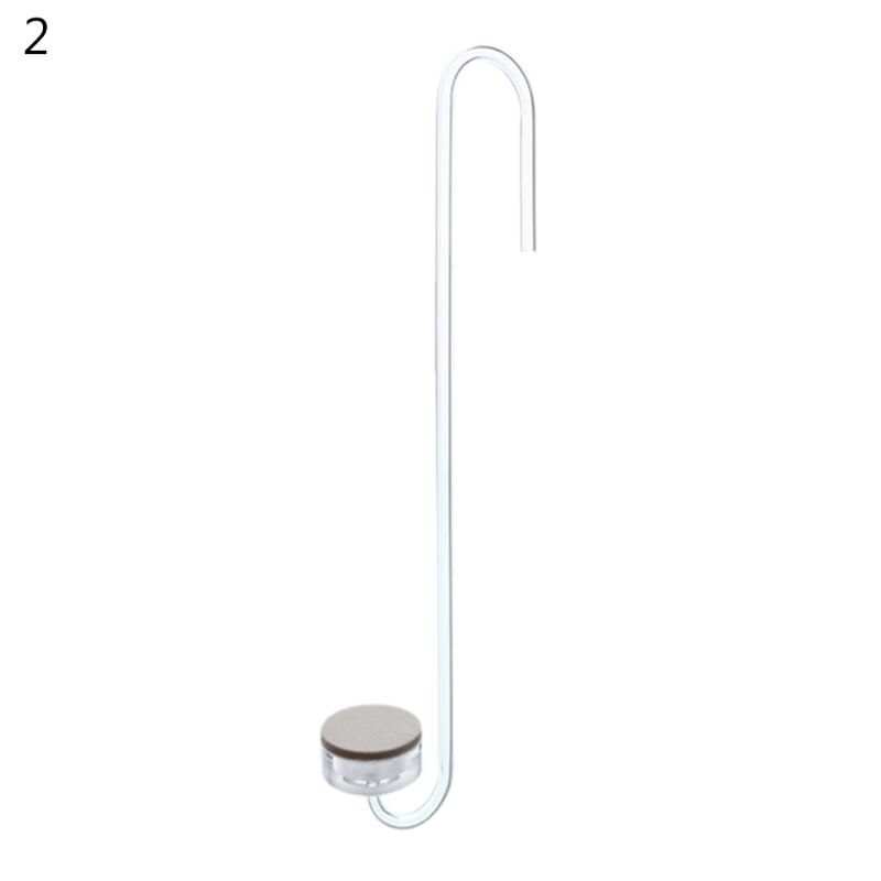 Aquarium Co2 Bubble Diffuser Air Bubble Disk Atomizer Arcylic Tube with Suction: Style 2