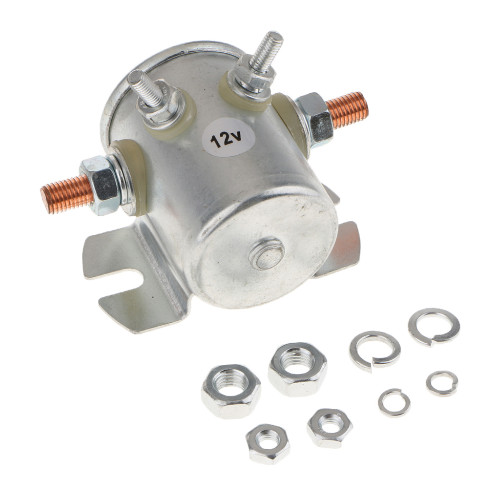 Relais solide à service continu 12V 100A 4-Terminl 300A In Rush silver ver