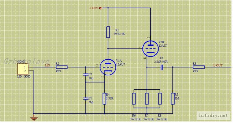 Riferimento Conrad-Johnson Pv12 circuito 12AU7 tubo preamplificatore consiglio