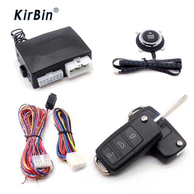 kirbin 12V car alarm,ignition system,central locking car,starter for car,Start stop button,car intelligent system: K1D