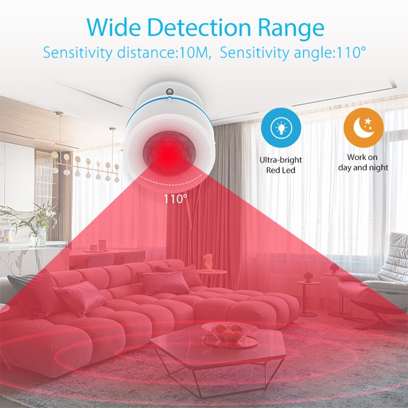 Z Wave Plus 700Serie Pir Motion Detector Met Temperatuur Vochtigheid Licht Sensor Werken Met Smartthing,Vera