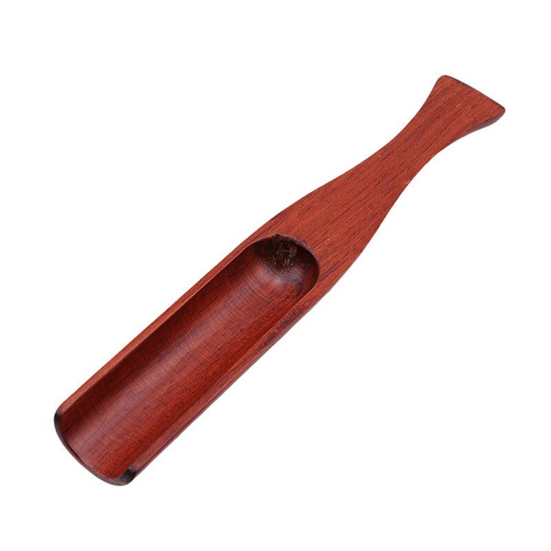 Retro Chinese Wooden Tea Spoon Ebony Redwood Handmade Solid Wood Tea Spoon Tea Shovel Kung Fu Tea Set Accessories: Redwood