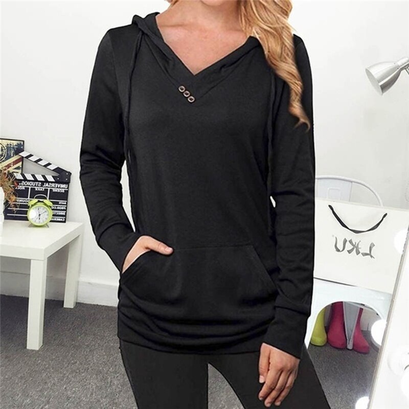 Sportswear Fitness Workout Sweater Gym Fitness Women Running Sweatshirt Pocket Hooded Hoodies