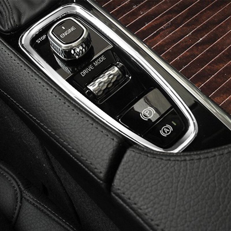 Midtkonsoll bil armlener gir stall bremseramme ramme dekorasjon dekke listverk krom abs til volvo  xc90 s90 v90 -18