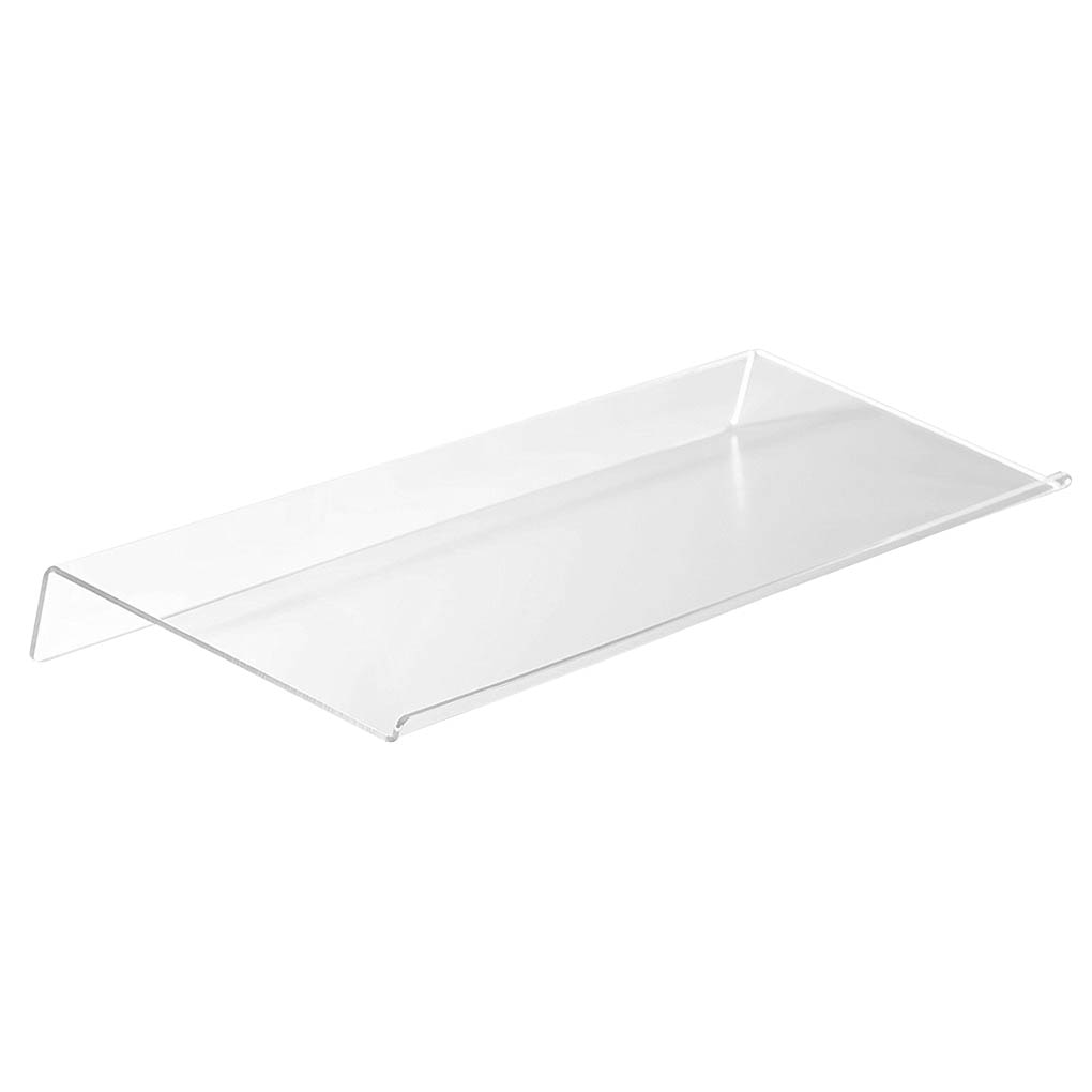 1PC Tilted Computer Keyboard Holder Home Office Ergonomic Transparent Acrylic Keyboard Stand: Default Title