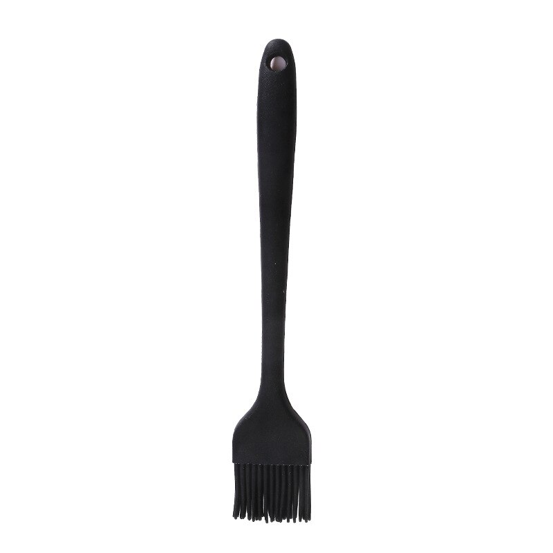 Basting Brush Silicone Pastry Baking Brush BBQ Sauce Marinade Meat Glazing Oil Brush Heat Resistant Kitchen Cooking Tools: Black