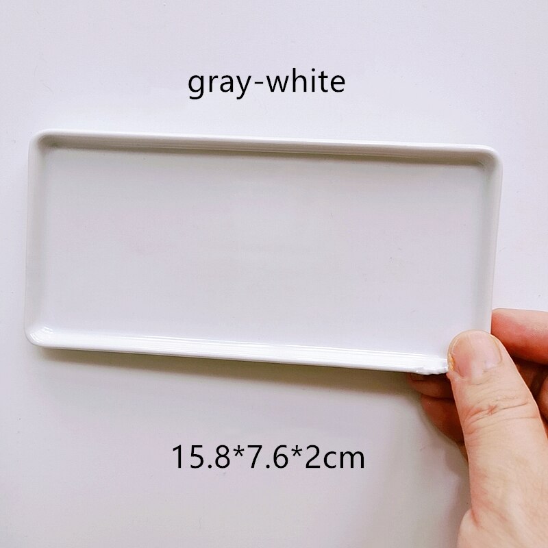 Ceramic palette Watercolor Painting Dish White Porcelain Color Palette Art Supplies Office profession painting Ceramic supplies: 15.8 x 7.6 x 2cm