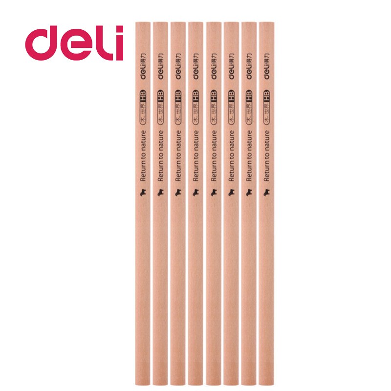 Deli 30 Uds S943 lápiz de madera HB corrección postura estudiante caligrafía todas las clases de autoras lápiz triángulo herramienta de escritura escolar