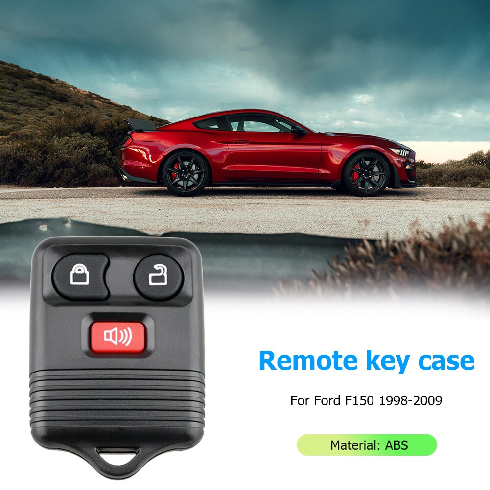 3 Buttons Car Key Fob Case Replacement Shell for Ford Ranger F150 F250 F350