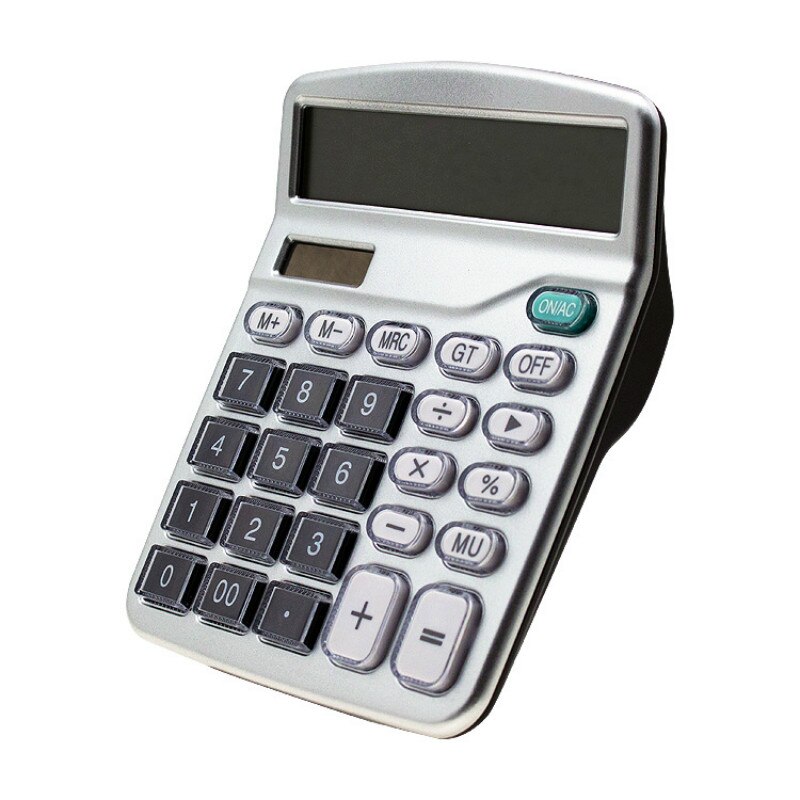 12 Digit Calculator M-28 Solar Dual Power Supply Large Display Calculation Tool Office Financial Supplies Student Exam Supplies