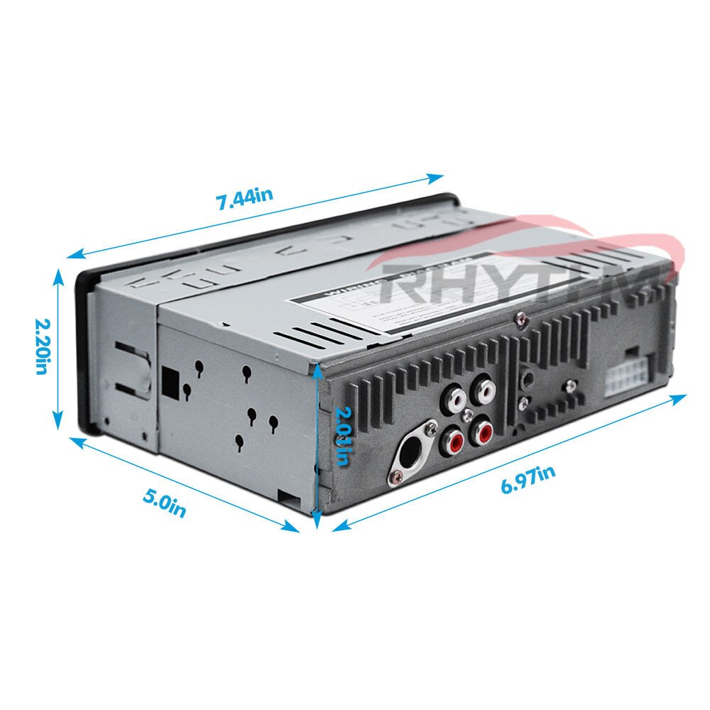 Universal Bluetooth 12V 1DIN Car Radio Stereo MP3 Player Digital FM Audio Music USB AUX SD Auto Electronics In-Dash autoradio