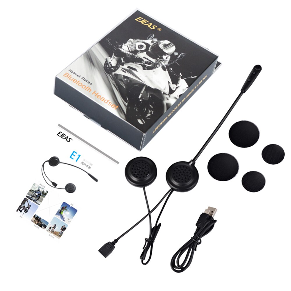 EJEAS Helmet Bluetooth Headset Motorcycle Intercom Bluetooth Helmet Intercomunicador Motorcycle Bluetooth Intercom Headset