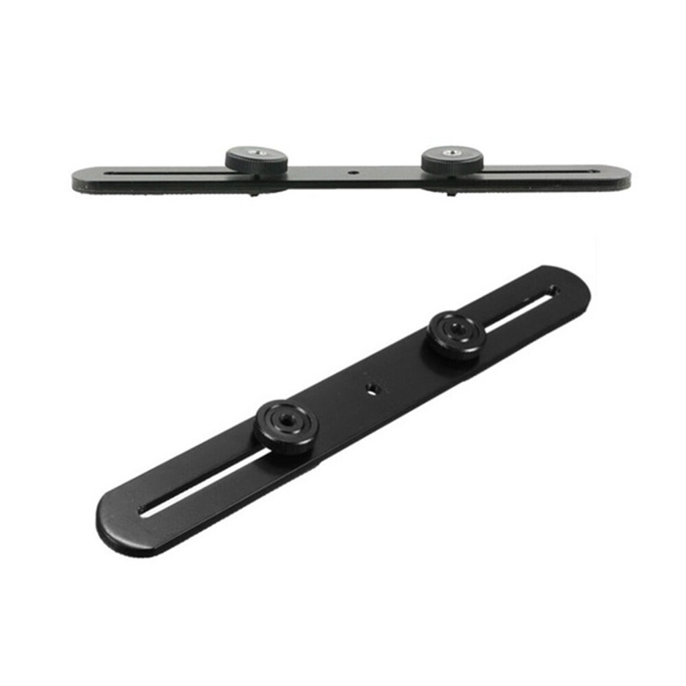 Universele Dual Flash Bracket Houder Voor 1/4 Schroef Studio Statief Light Stand Camera Knippert Accessoires
