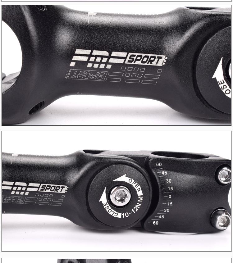 Attacco Manubrio Regolabile Per Bici - ±60°, 31.8mm, 120mm