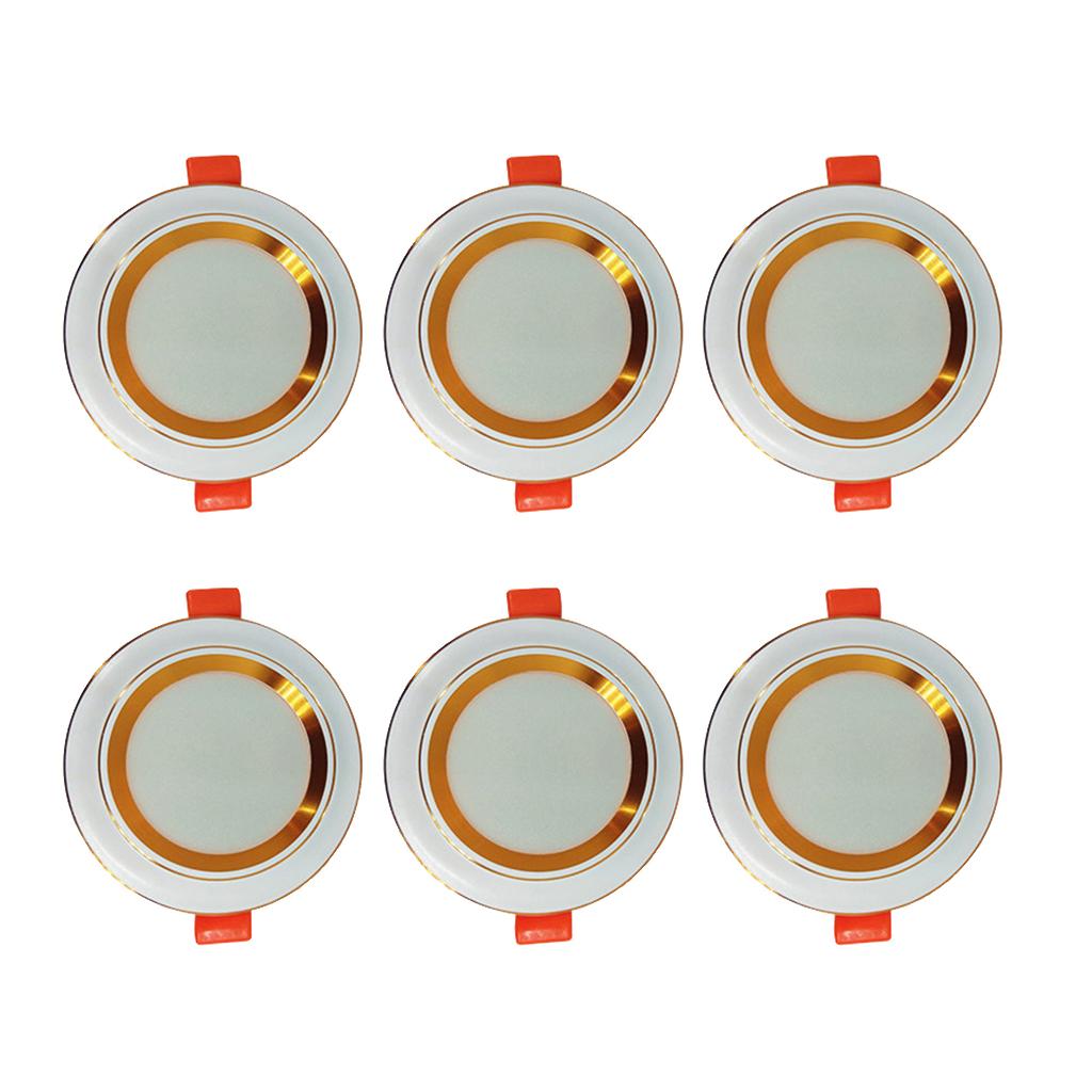 Dimmable Recessed LED Ceiling Light 220-240V Golden