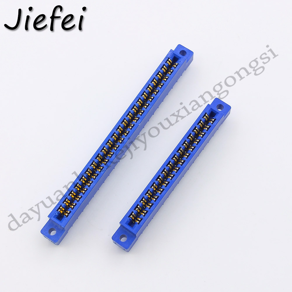 10-50Pcs Connector 805 Flange Card Edge Slot Pitch 3.96mm 12 16 20 24 30 36 44 56 72 Pin Socket Eyelet Gold Finger Wire Solder