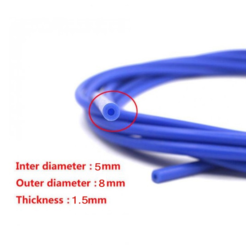 Produktbild von Sourcing Map 5x Silikon-Blindkappen 8 Mm – Blau, Für Schläuche, Vakuum Oder Schutz, 28x14 Mm