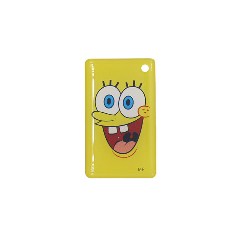 5Stck RFID Epoxid Karte 125Khz wiederbeschreibbare kopie Zugriff Kontrolle-Karte em4305 kopierer abzeichen T5577 Clever Chip Zeichen Schild: 5Stck- SpongeBob